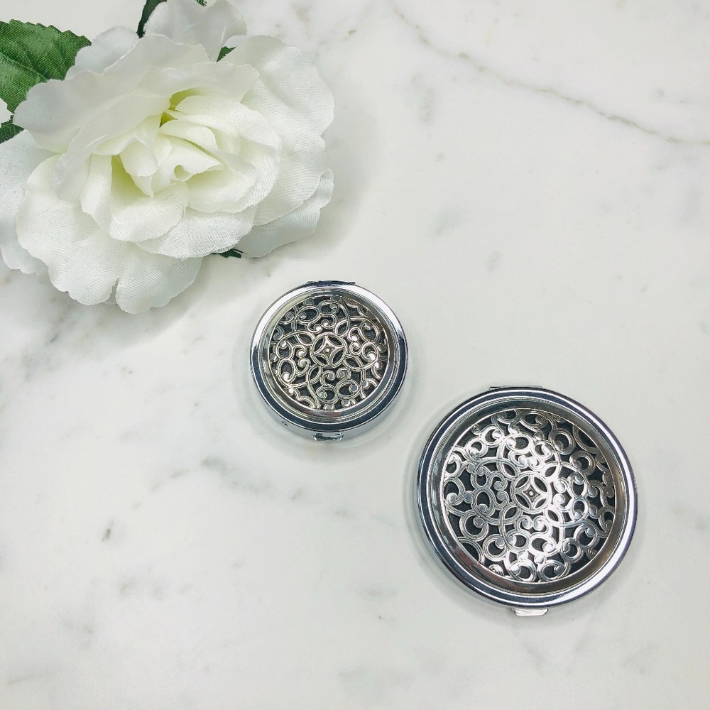 Brighton . Serendipity Compact Mirror & Pill Box